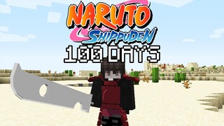 I Played Minecraft Naruto Shippuden For 100 DAYS…