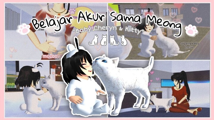 CHERYN DAN KUCING BARU [GEMESHH] 🐾 | BABY CHERYN STORY #12 | Drama Sakura School Simulator
