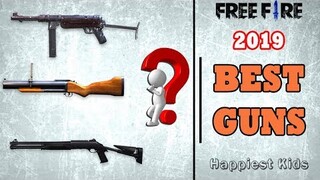 Free Fire | Top 5 Khẩu Súng Cận Chiến Mạnh Nhất Năm 2019 - Top 5 Short Range Guns In 2019