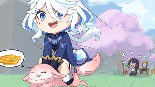 [Genshin Impact] Funina: Fox, run! I'll take you to eat cake!