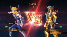 CYGNUS HYOGA VS AQUARIUS CAMUS || PERTARUNGAN MURID DAN GURU