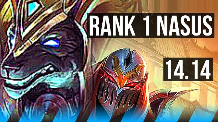 NASUS vs ZED (MID) | Rank 1 Nasus, 6/0/1, Dominating | VN Challenger | 14.14