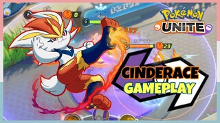 Carrying The Game With Cinderace - MVP Gameplay In Pokemon Unite #9 | Nintendo Switch