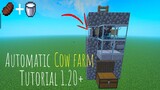 Minecraft Automatic Cow Farm Tutorial