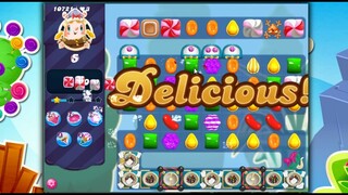 Candy Crush Saga Level 10721 - 2 Stars, 19 Moves Completed, No Boosters