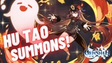 Hu Tao Summons! Genshin Impact - Moment of Bloom Banner