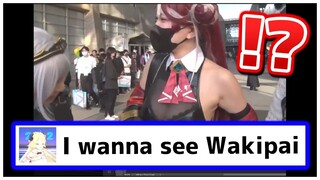 Watame asks Marine Cosplayer to reveal her Wakipai【Hololive Eng Sub】