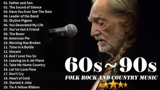 BEST OF 70s FOLK ROCK AND COUNTRY MUSIC - Kenny Rogers, Elton John, Bee Gees, John Denver