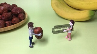 [Stop-motion animation] In Mini World, red dates can be eaten for more than just food