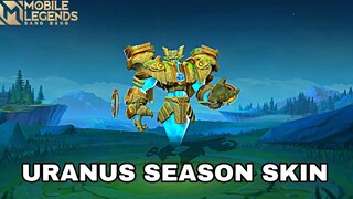 URANUS NEW SEASON 25 SKIN‼️ 🔥 - MOBILE LEGENDS