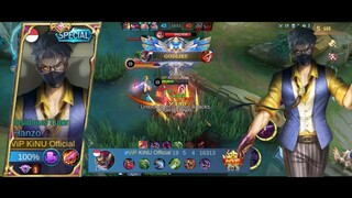 HANZO SOLO RANK GAME MOBILE LEGENDS BANG BANG KINU OFFICIAL MLBB