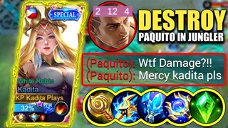 KADITA DESTROYED PAQUITO IN RANK GAME! | KADITA BEST BUILD 2022 | TOP GLOBAL KADITA GAMEPLAY