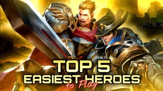 Top 5 Easiest Heroes To Play | Top 5 Random Tier List AOV | Arena of Valor | Liên Quân Mobile | RoV