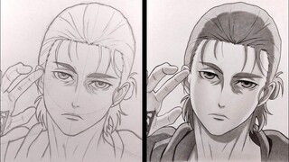 How to Draw Eren Yeager Season 4 - [Shingeki no Kyojin]