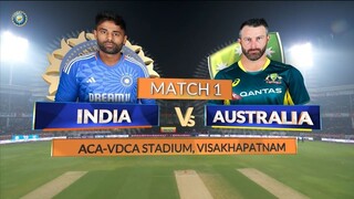 IND vs AUS 2023-24, 1st T20I - Match Highlights