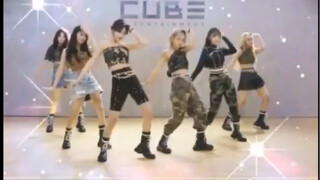 gidle 考古女娃不常见舞蹈视频