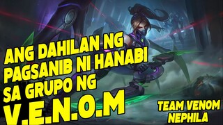 ANG KWENTO NI HANABI BILANG MEMBRO NG VENOM SQUAD | MOBILE LEGENDS TAGALOG STORY | MLBB