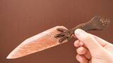 [Handmade] Use meat to make the sharpest meat kitchen knife in the world | Author: の极み!
