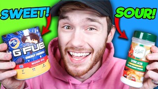 Making ALL GFUEL SOUR!! (Citric Acid)