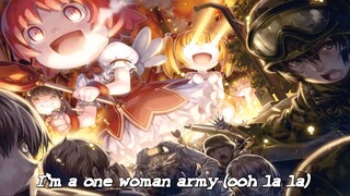 Nightcore  One Woman Army Lyrics