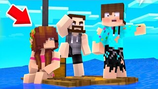 Trio Cilok Terdampar di Lautan RAFT Minecraft‼️