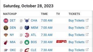 NBA Picks l October 28, 2023 l Philippine Time | Pinoy Silent Picks