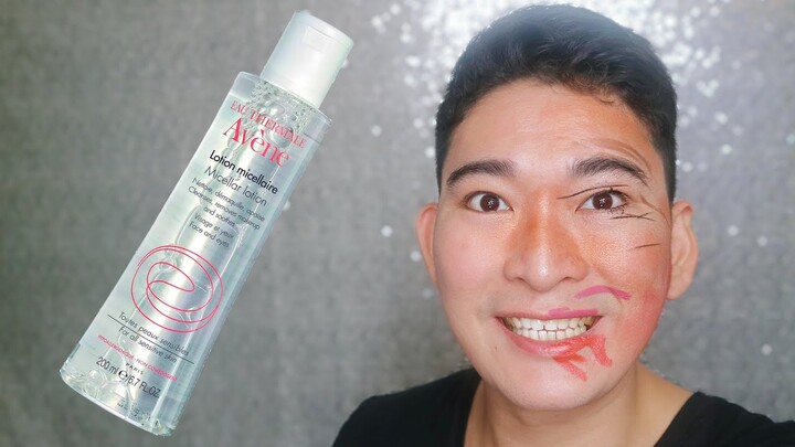 AVENE MICELLAR LOTION | SANGGUP GA HAPUS MAKEUP FULL FACE?? | MICELLAR LOTION REVIEW