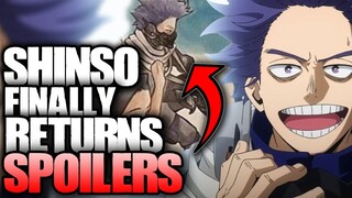 SHINSO RETURNS / My Hero Academia Chapter 340 Spoilers