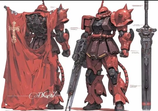 Christmas is coming! Let's post some Zaku~ I have collected all kinds of MS pictures for a whole yea