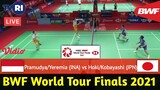 LIVE STREAMING Pramudya/Yeremia (INA) vs Hoki/Kobayashi (JPN) BWF World Tour Final 2021 - Live TVRI