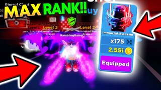 Got MAX Rank & Strongest Dual Swords in Ninja Legends (Roblox)