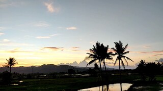 Beautiful Sunset Captured at the Bypass Road of Camalig, Albay