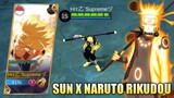 SCRIPT SKIN SUN X NARUTO SIX PATHS SAGE FULL EFFECTS VOICE - MOBILE LEGENDS