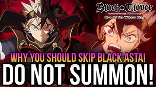 Black Clover M Global - Why You Should Skip Black Asta! *Do Not Summon*