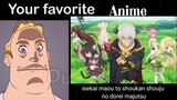 your favorite anime (mr. incredible becoming uncanny)