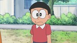 Doraemon: Nobita puts on various labels to create a good persona, and almost gets exposed when he pa