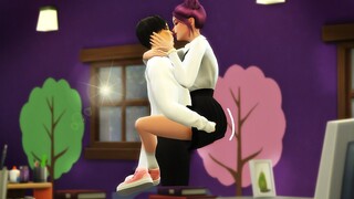 LOCKED IN A ROOM WITH MY CRUSH❤️ | SIMS 4 STORY