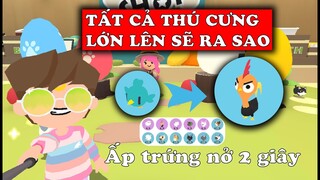 PLAY TOGETHER | TẤT CẢ PET TỪ NHỎ ĐẾN LỚN SẼ RA SAO? CÁCH ẤP TRỨNG NỞ 2 GIÂY