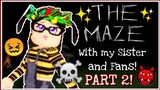 [ PART 2 ] ☠️ Playing The Maze in Roblox w/ Funny Hermie & Fans!