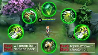 WANWAN GREEN LANTERN BUILD ( ENEMY SHOCKED!😱 ) | MLBB