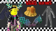 ไอเทมฟรี Roblox!! วิธีได้ Waffle Drip Bucket Hat , Skateboard Wings และ Vans Off The Wall Aura