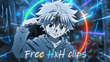 Hunter x Hunter Clips For Edit | Neptun Glow Clips and Xenoz effect | Subscribe To Use ^^