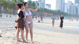 Vietnam Beach Scenes Walking Around Danang Beaches See So Many Amazing Things, Beautiful Girls 2312