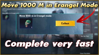 Move 1000 M in Erangel Mode