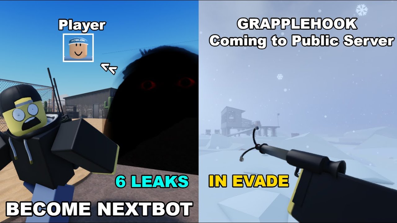 4 NEW LEAKS IN ROBLOX EVADE - BiliBili