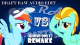 [Remake Audio Only Raw-Edit] Epic Rap Battles of Ponyville: Rainbow Dash VS Lightning Dust