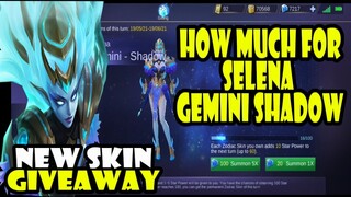 HOW MUCH FOR SELENA ZODIAC SKIN | SELENA GAMEPLAY | 1200 DIAS GIVEAWAY