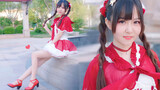 สาวน้อยชุดแดงสุดคิ้วท์เต้นเพลง 君色に染まる (Kimiiro ni Somaru)