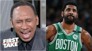 FIRST TAKE| Stephen A destroys Kyrie Irving & Kevin Durant after Celtics-Warriors come to NBA FInals