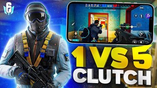 1 VS 5 CLUTCH! Rainbow Six Siege Mobile